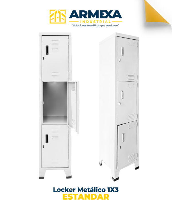 Locker Metálico 1x3 Estándar