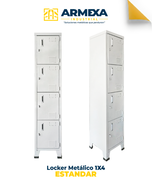 Locker Metálico 1x4 Estándar