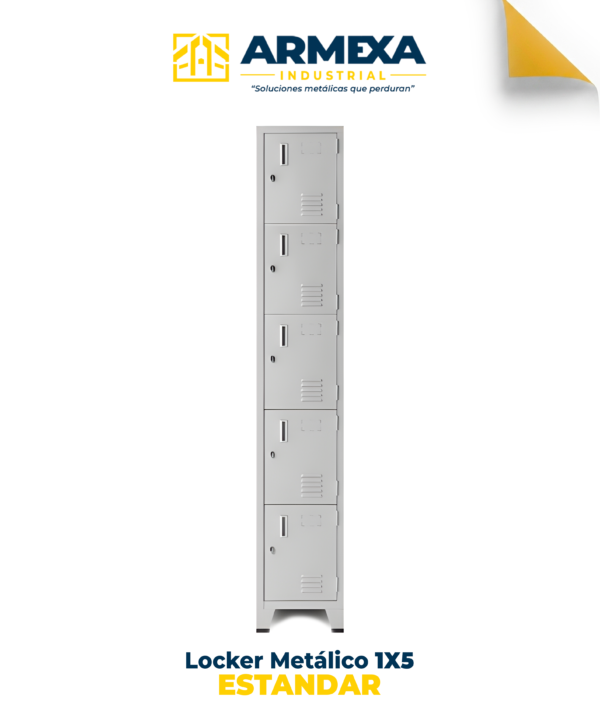Locker Metálico 1x5 Estándar