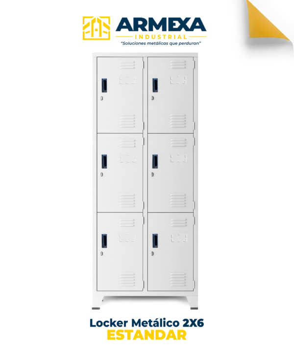 Locker Metálico 2x6 Estándar