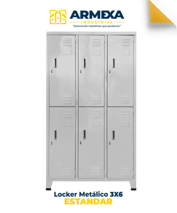 Locker Metálico 3x6 Estándar