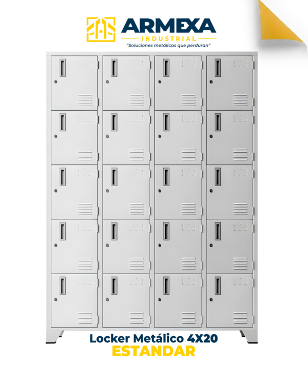 Locker Metálico 4x20 Estándar