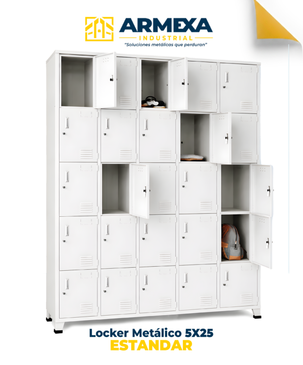 Locker Metálico 5x25 Estándar