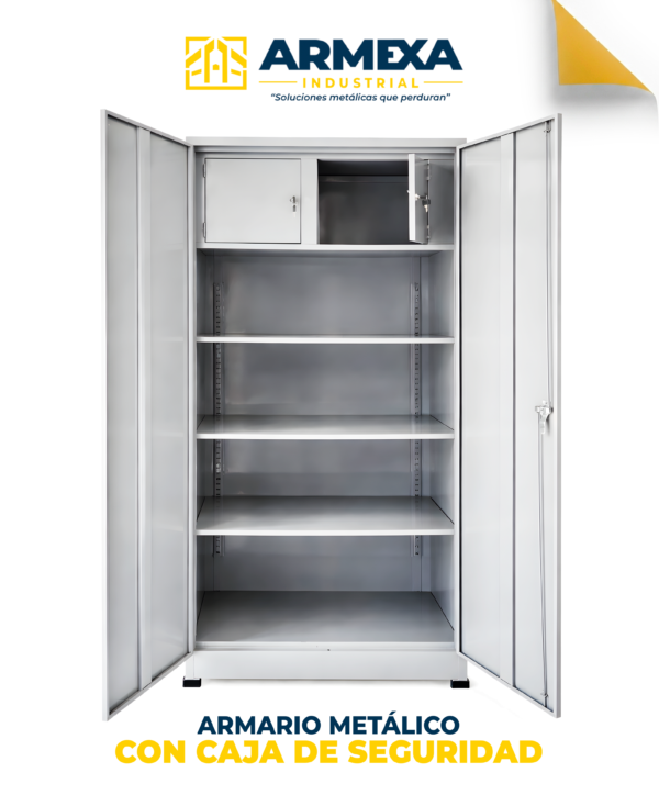 Armario metálico con caja de seguridad