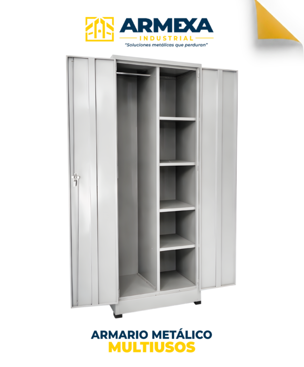 Armario metálico de limpieza multiuso