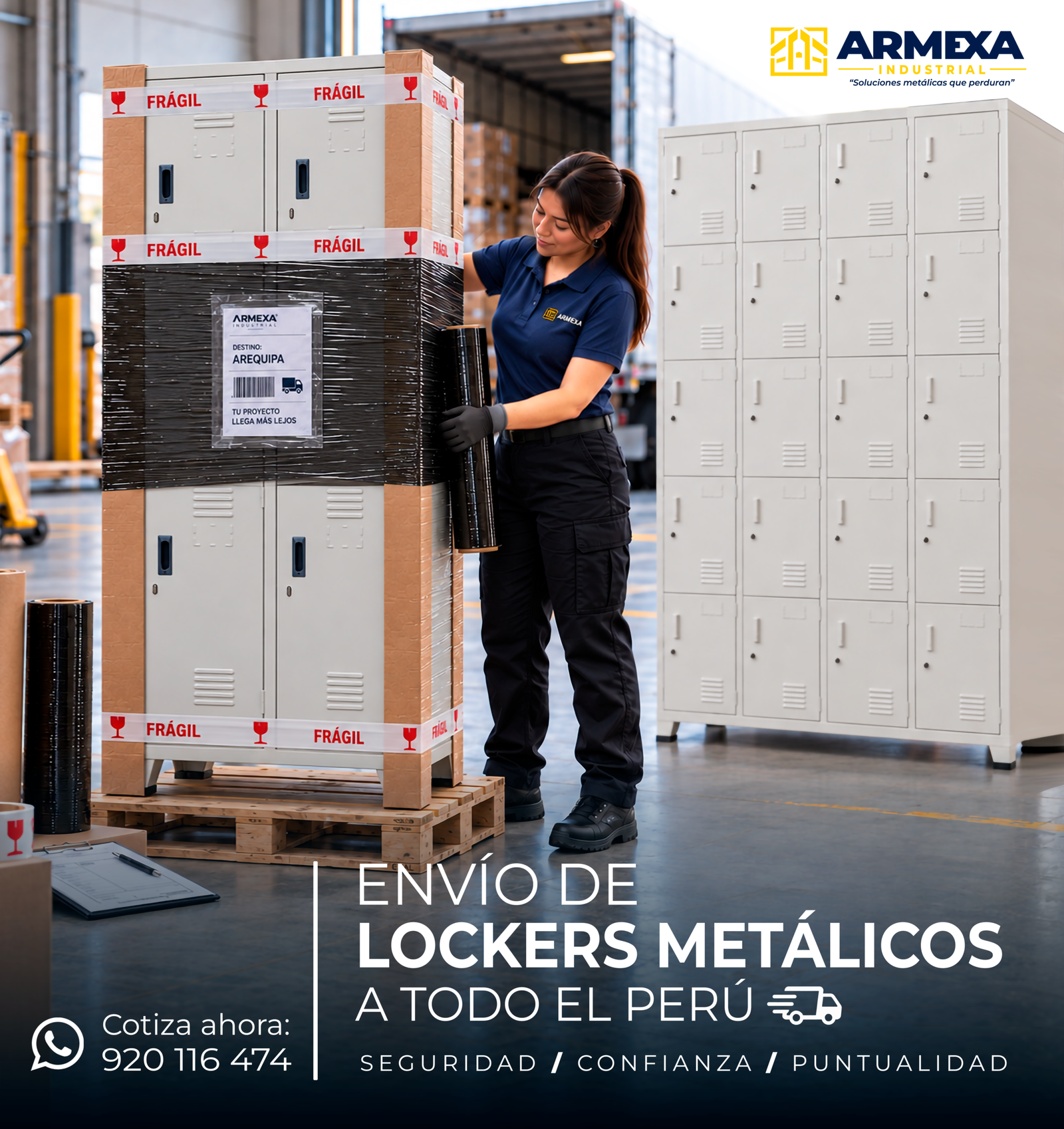Publicación de envíos de Armexa Industrial
