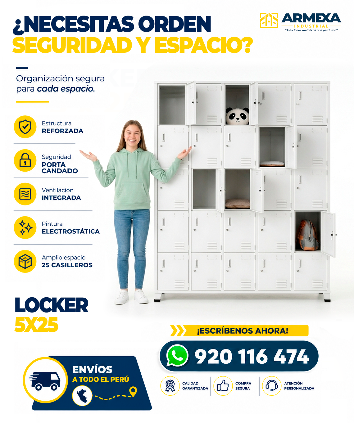 Publicación de lockers metálicos Armexa