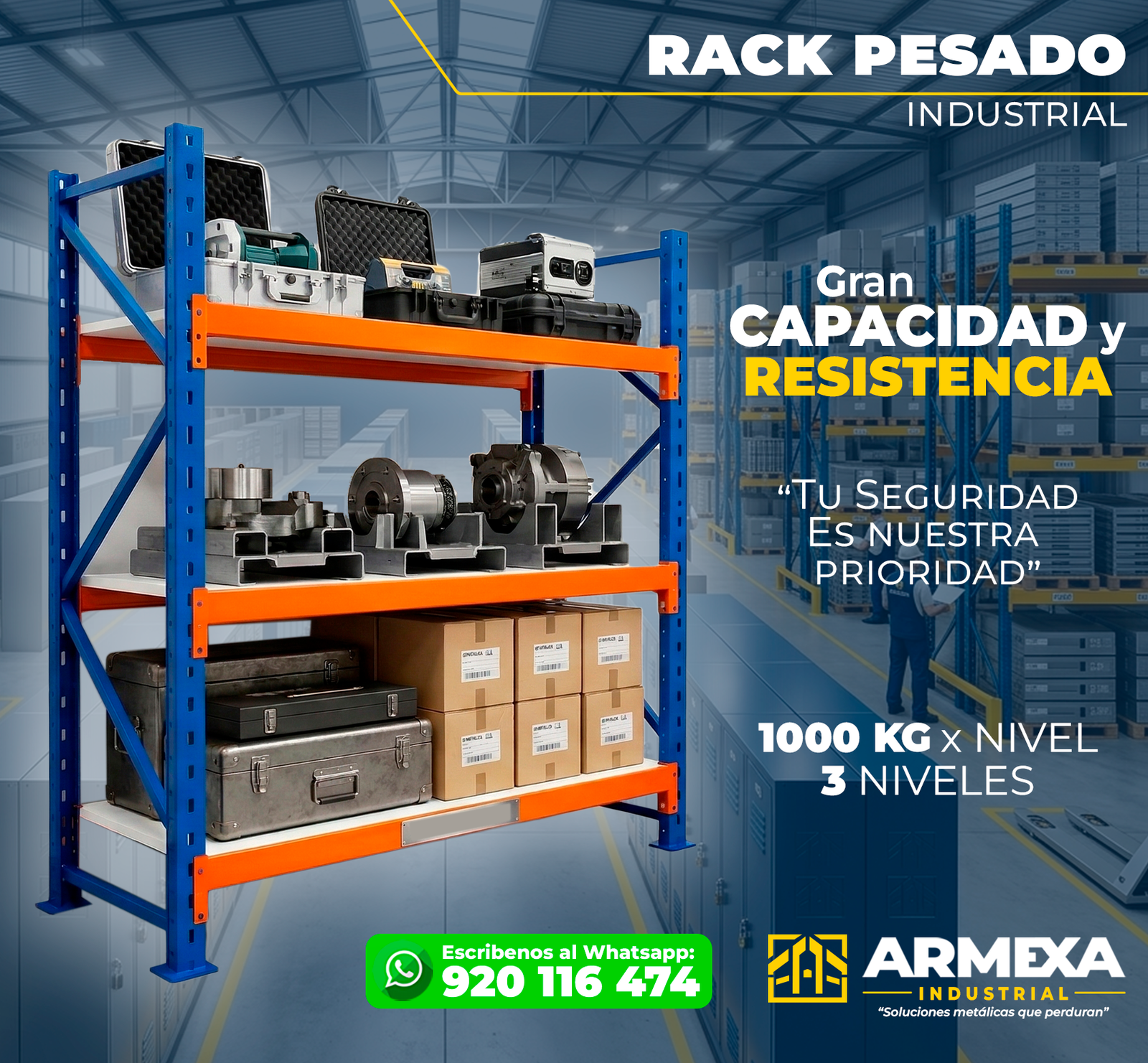 Publicación promocional de Armexa Industrial 7