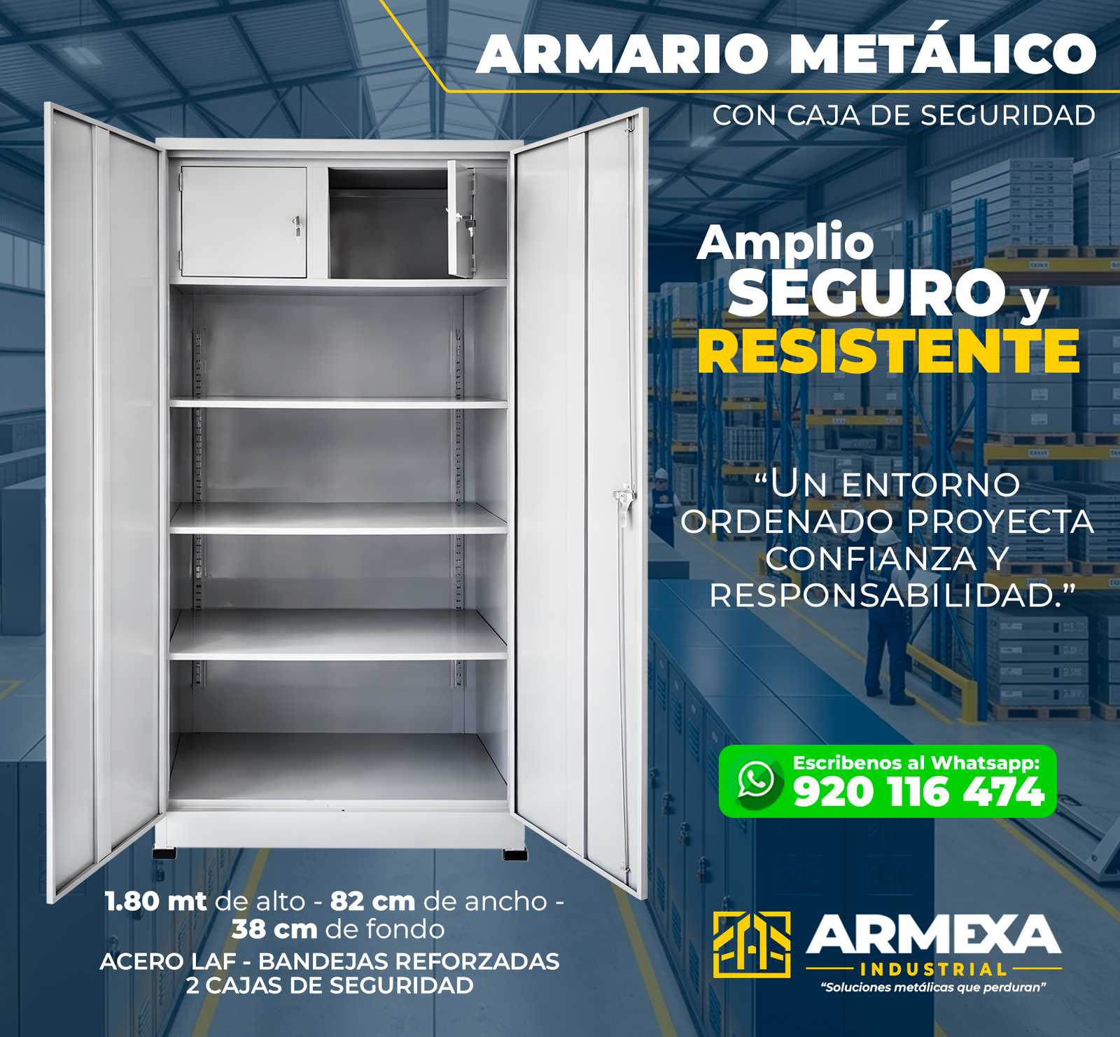Publicación promocional de Armexa Industrial 6
